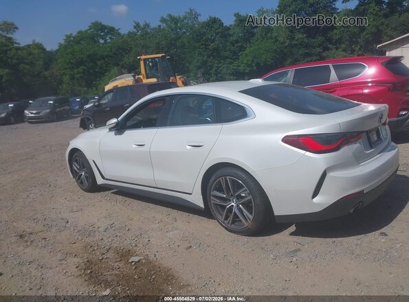 WBA63AV00NFM80008 2022 BMW 4 SERIES White Rear left