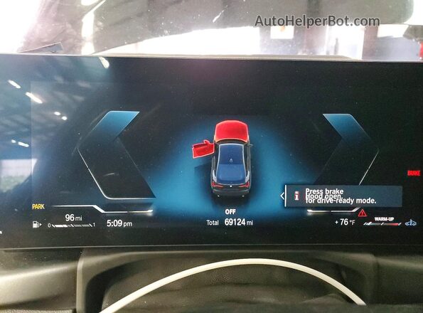 WBA63AV02RFP81577 2024 BMW 4 SERIES Black Instrument cluster view