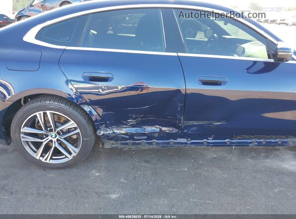 WBA63AV06NFL99272 2022 BMW 4 SERIES Dark Blue Front view