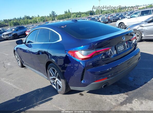 WBA63AV06NFL99272 2022 BMW 4 SERIES Dark Blue Rear left