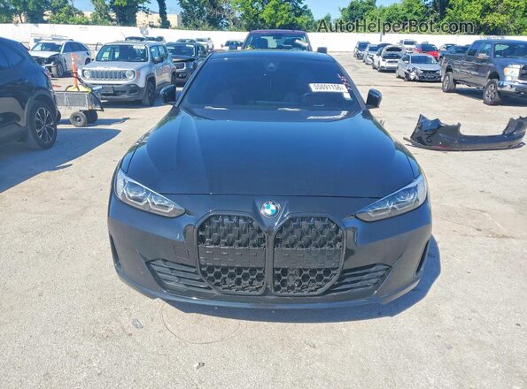 WBA63AV08RFR10986 2024 BMW 4 SERIES Black Вид спереду