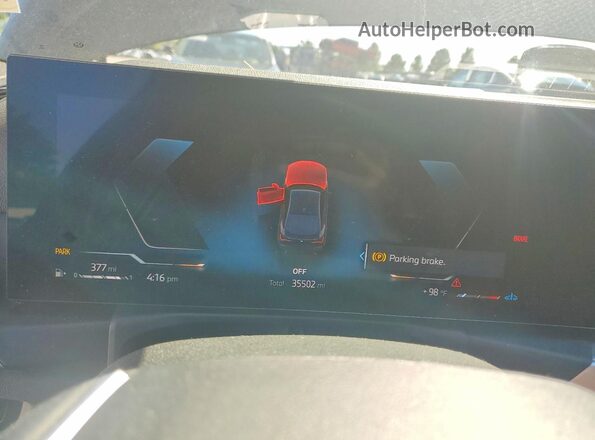 WBA63AV08RFR10986 2024 BMW 4 SERIES Black Вид щитка приладів