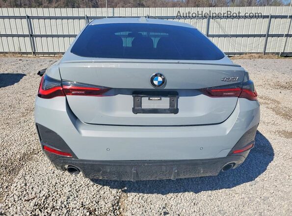 WBA63AV0XNFM41622 2022 BMW 4 SERIES Gray უკანა ხედი