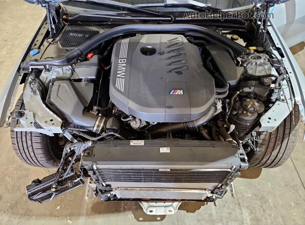 WBA63DB08SCU84620 2025 BMW M4 Gray Vista interior trasera