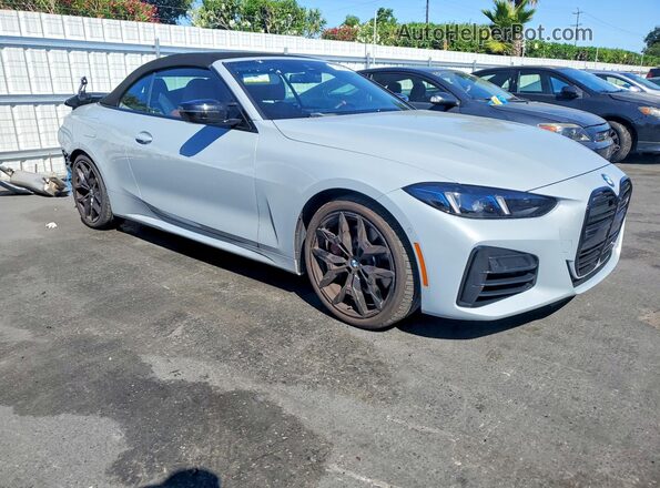 WBA63DB0XTCW33210 2026 BMW M4 Серый Передняя правая четверть
