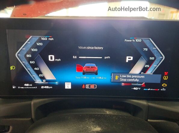 WBA63FB00TFW87335 2026 BMW M4 Red Widok zestawu wskaźników