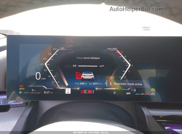 WBA63FJ05VCX81281 2027 BMW 5 SERIES White Հետևի նստատեղերի տեսք