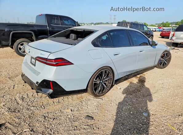 WBA63FJ07RCS03219 2024 BMW 5 SERIES Gray Задня права чверть