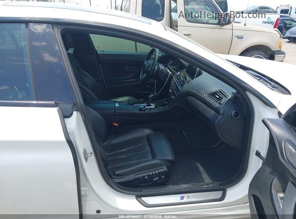 WBA6D0C50GD927733 2016 BMW 6 SERIES White Front interior view
