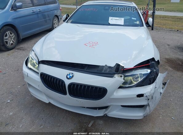 WBA6D0C50GD927733 2016 BMW 6 SERIES White Front view