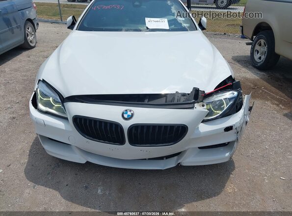 WBA6D0C50GD927733 2016 BMW 6 SERIES White Instrument cluster view