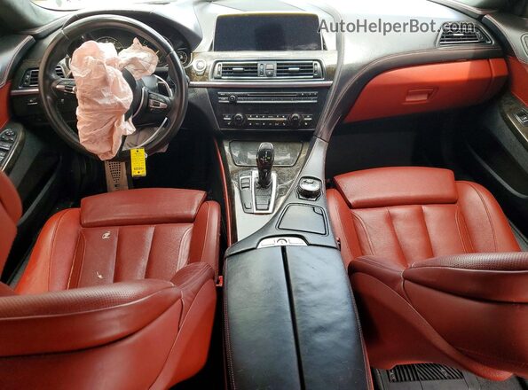 WBA6D0C56GD927459 2016 BMW 6 SERIES White Widok deski rozdzielczej