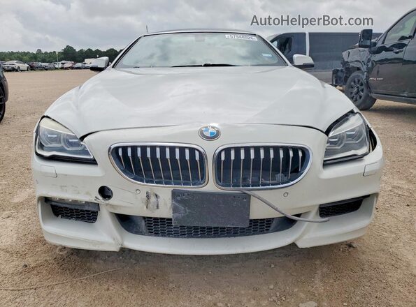 WBA6D0C56GD927459 2016 BMW 6 SERIES White Widok z przodu