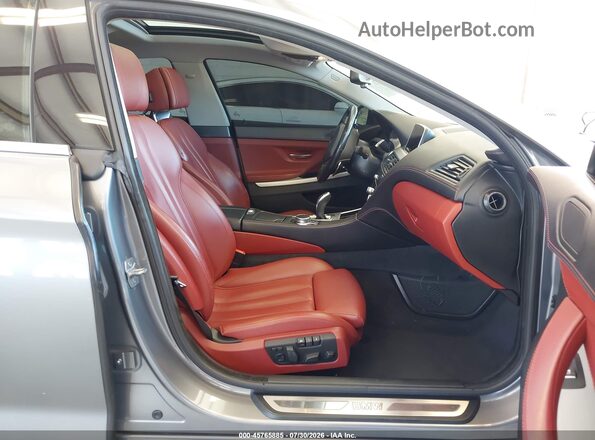 WBA6D2C51HGT73050 2017 BMW 6 SERIES Серый Вид салона спереди