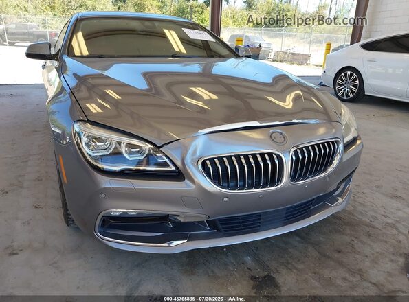 WBA6D2C51HGT73050 2017 BMW 6 SERIES Серый Вид спереди