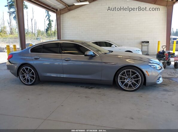 WBA6D2C51HGT73050 2017 BMW 6 SERIES Серый Вид задней части салона