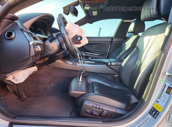 WBA6D2C54GGT66074 2016 BMW 6 SERIES Silver Սալոնի դիմացի տեսք