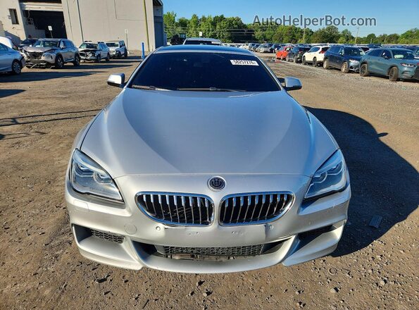WBA6D2C54GGT66074 2016 BMW 6 SERIES Silver Դիմացի տեսք