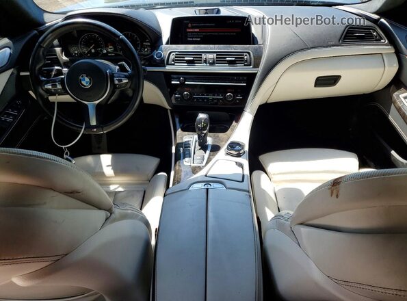 WBA6D6C56HG388313 2017 BMW 6 SERIES Black Առջևի վահանակի տեսք