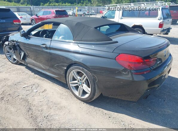 WBA6F3C5XHD994725 2017 BMW 6 SERIES Black Tył lewy