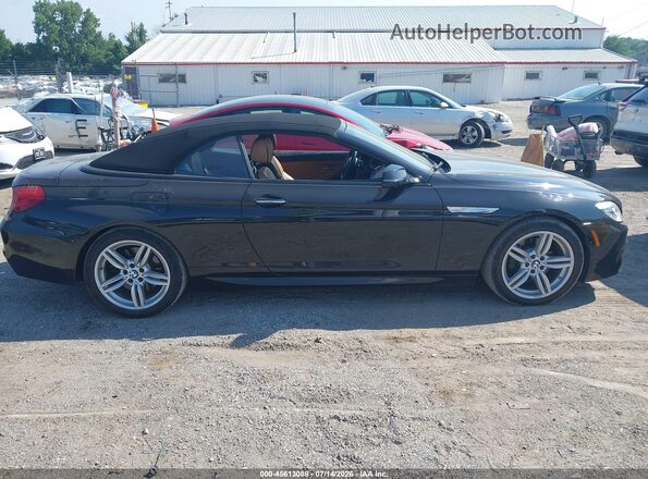 WBA6F3C5XHD994725 2017 BMW 6 SERIES Black Widok wnętrza z tyłu