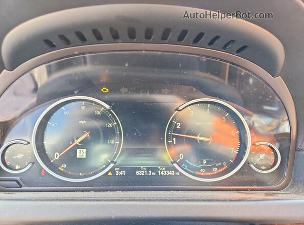 WBA6F7C53GD930404 2016 BMW 6 SERIES White Widok zestawu wskaźników