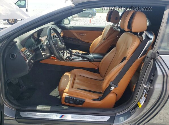 WBA6F7C53JG232249 2018 BMW OTHER Gray Widok wnętrza z przodu