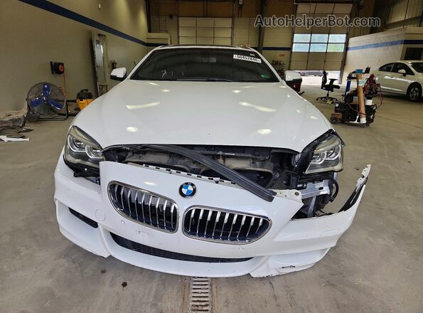 WBA6H1C55GD932985 2016 BMW 6 SERIES White წინა ხედი