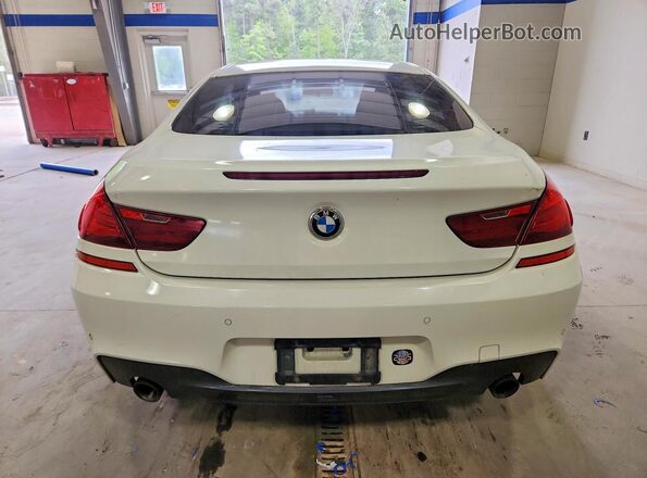 WBA6H1C55GD932985 2016 BMW 6 SERIES White უკანა ხედი