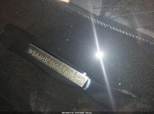 WBA6H3C55GGT65008 2016 BMW 6 SERIES Silver Շարժիչի բաժամունքի տեսք