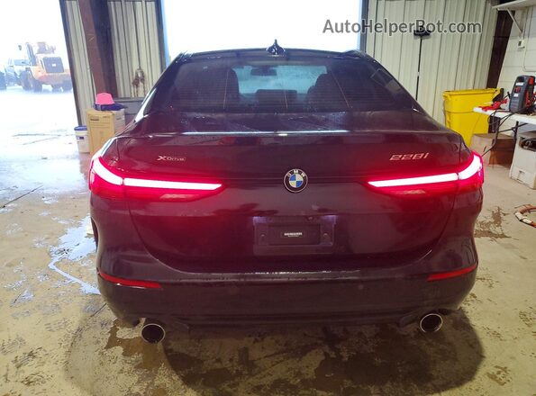 WBA73AK01M7H39724 2021 BMW 2 SERIES Black უკანა ხედი