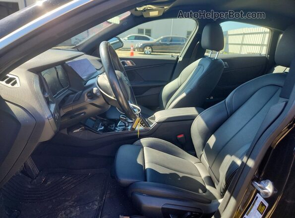 WBA73AK04M7H76816 2021 BMW 2 SERIES Black Вид салону спереду
