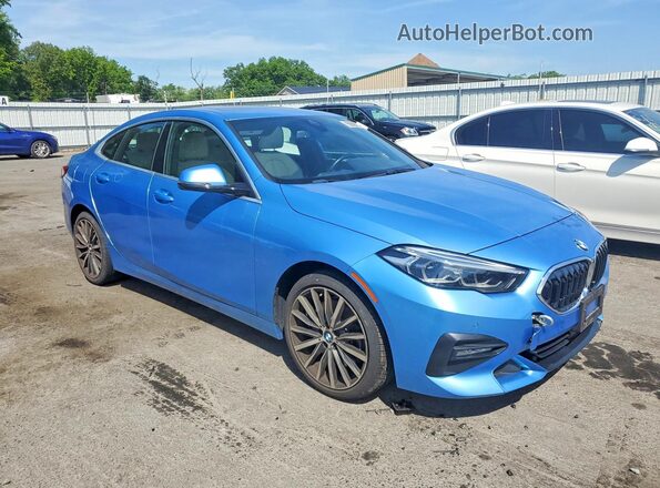 WBA73AK05M7H14714 2021 BMW 2 SERIES Blue Delantero derecho