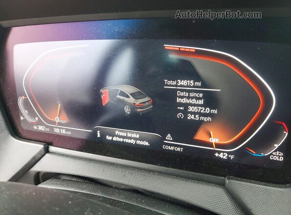 WBA73AK07R7P10278 2024 BMW 2 SERIES Белый Вид щитка приборов