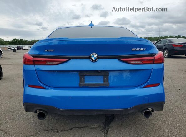 WBA73AK0XM7G99918 2021 BMW 2 SERIES Blue Widok z tyłu
