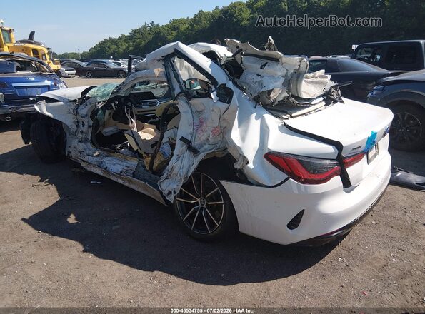 WBA73AP05MCG47192 2021 BMW 4 SERIES White Tył lewy