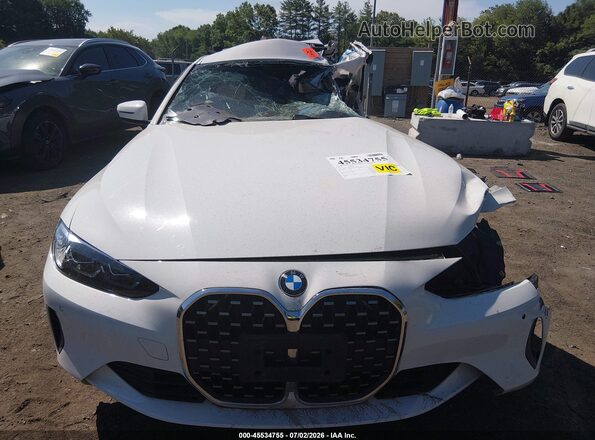 WBA73AP05MCG47192 2021 BMW 4 SERIES White Widok deski rozdzielczej