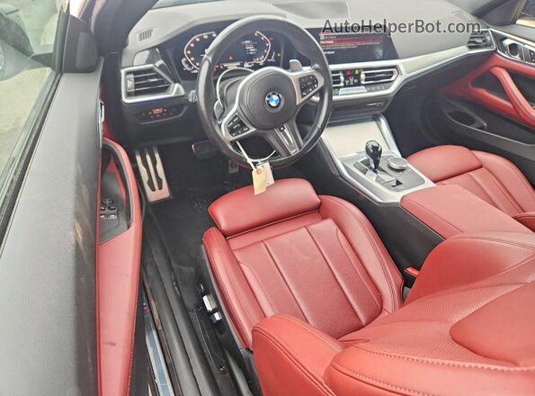 WBA73AP07NCJ80551 2022 BMW 4 SERIES White Dashboard view