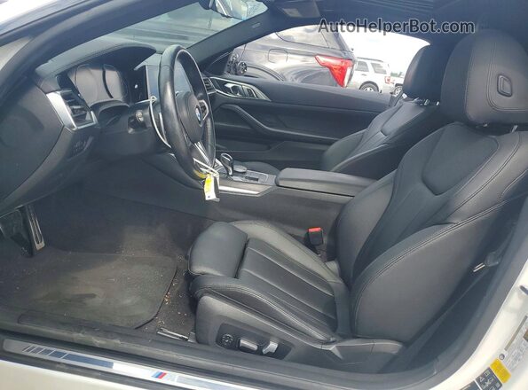WBA73AP09MCF66907 2021 BMW 4 SERIES White Vista interior delantera