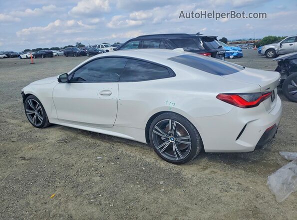WBA73AP09MCF66907 2021 BMW 4 SERIES White Trasero izquierdo