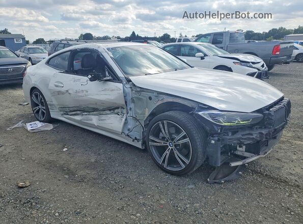 WBA73AP09MCF66907 2021 BMW 4 SERIES White Delantero derecho