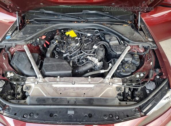 WBA73AV09RFS17378 2024 BMW 4 SERIES Burgundy Widok wnętrza z tyłu