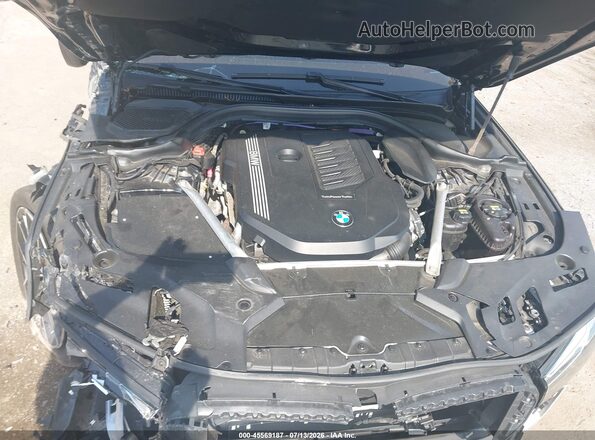 WBA73BJ01NWX58320 2022 BMW 5 SERIES Blue უკანა ხედი