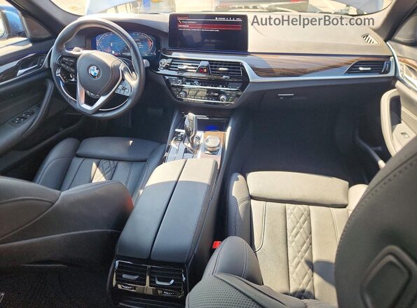 WBA73BJ01PWY13321 2023 BMW 5 SERIES Синий Вид панели приборов