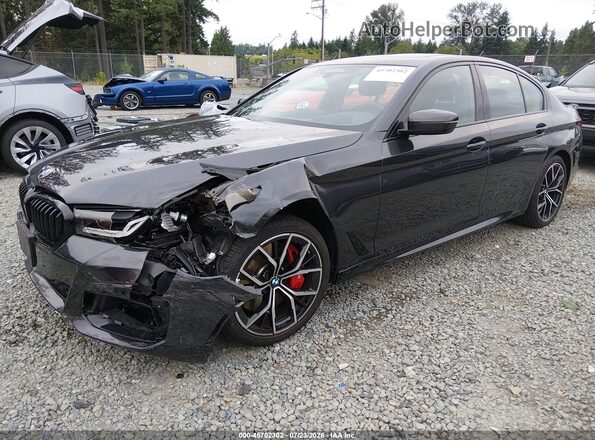 WBA73BJ02PCN66845 2023 BMW 5 SERIES Black Front left