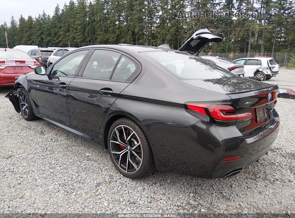 WBA73BJ02PCN66845 2023 BMW 5 SERIES Black Rear left