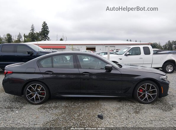 WBA73BJ02PCN66845 2023 BMW 5 SERIES Black Rear interior view