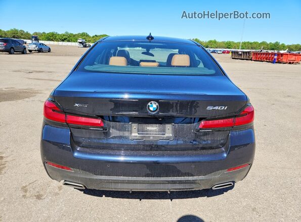 WBA73BJ03NWX39641 2022 BMW 5 SERIES Черный Вид сзади