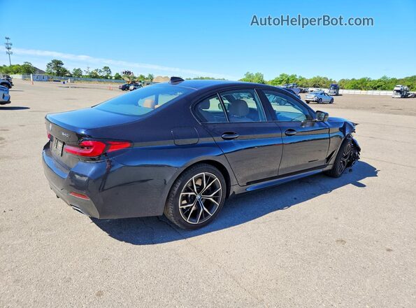 WBA73BJ03NWX39641 2022 BMW 5 SERIES Черный Задняя правая четверть