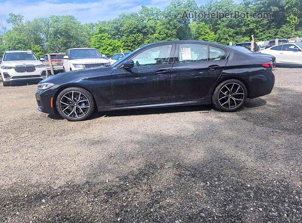 WBA73BJ04PWY15063 2023 BMW 5 SERIES Blue VIN კოდის სტიკერის ხედი